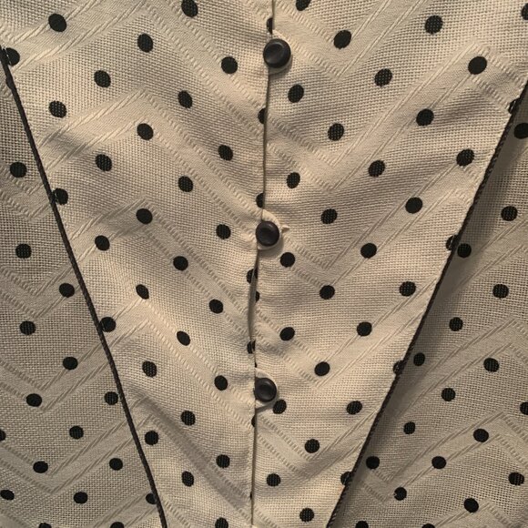 Loverich 80s Polka Dot Blouse - Picture 4 of 6
